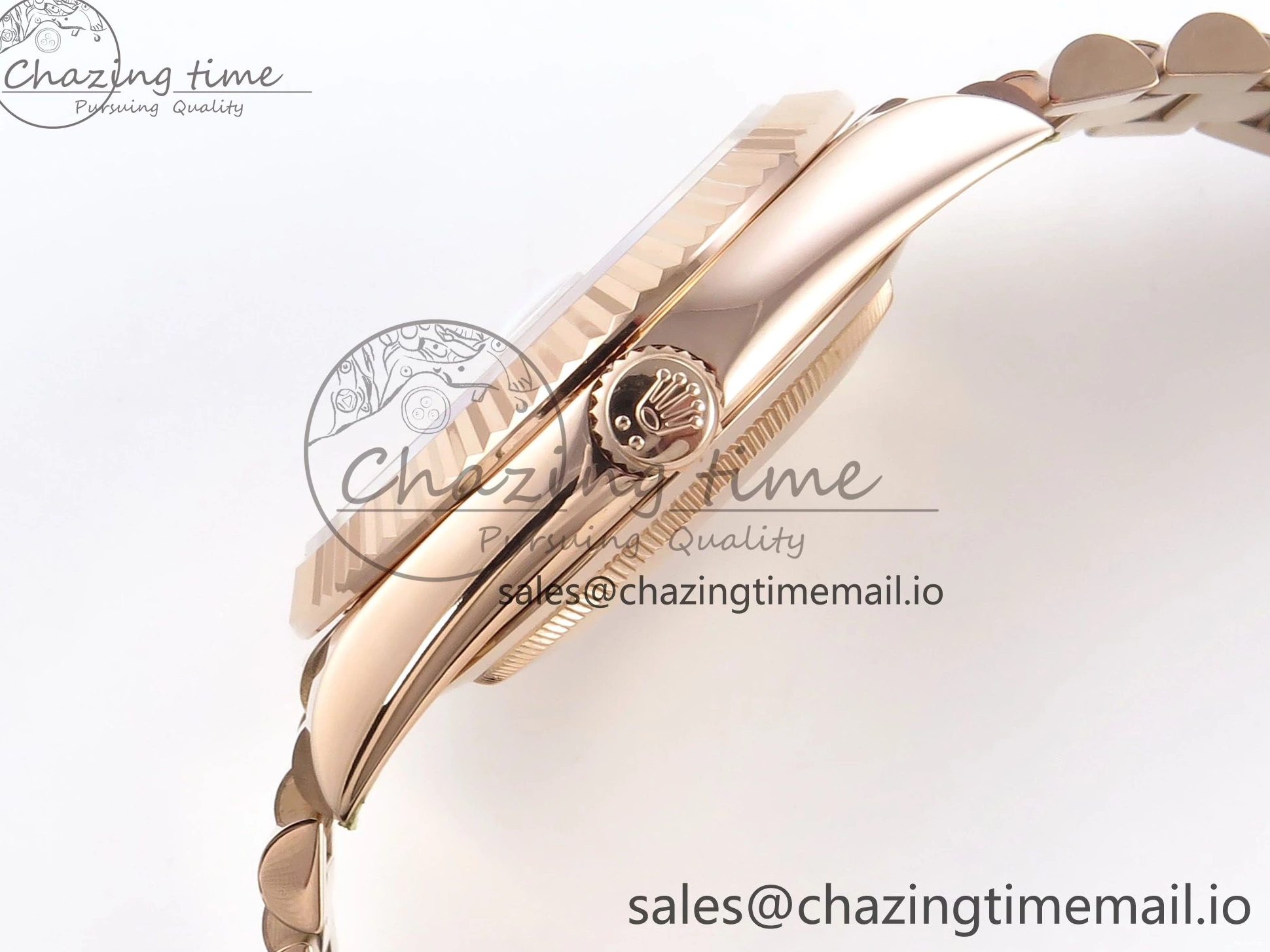 Edition RG Best Weight) Noob on Roman A2836 Bracelet 228235 Dial President 1:1 Date 40 Day (Gain Brown 0503